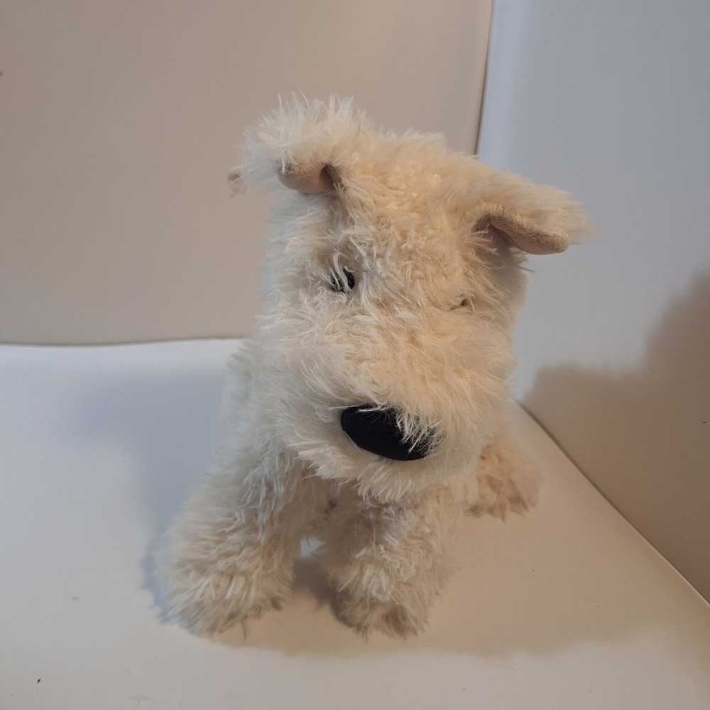 Jellycat Munro‎ Scotty Dog White Terrier Puppy Plush  11" Stuffed Animal